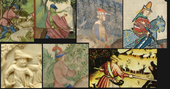 Collection of bycockets. early to late 14:th cent