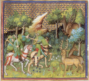 this hunter uses branches on his head