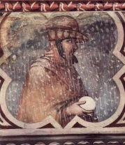 Allegory of Winter. Ambrogio Lorenzetti. Siena. Circa 1338-1340.